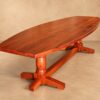 safari boardroom table made from solid teak