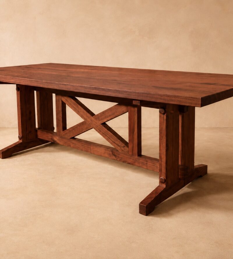 The Shangani Dining Table handcrafted with Zambezi Teak