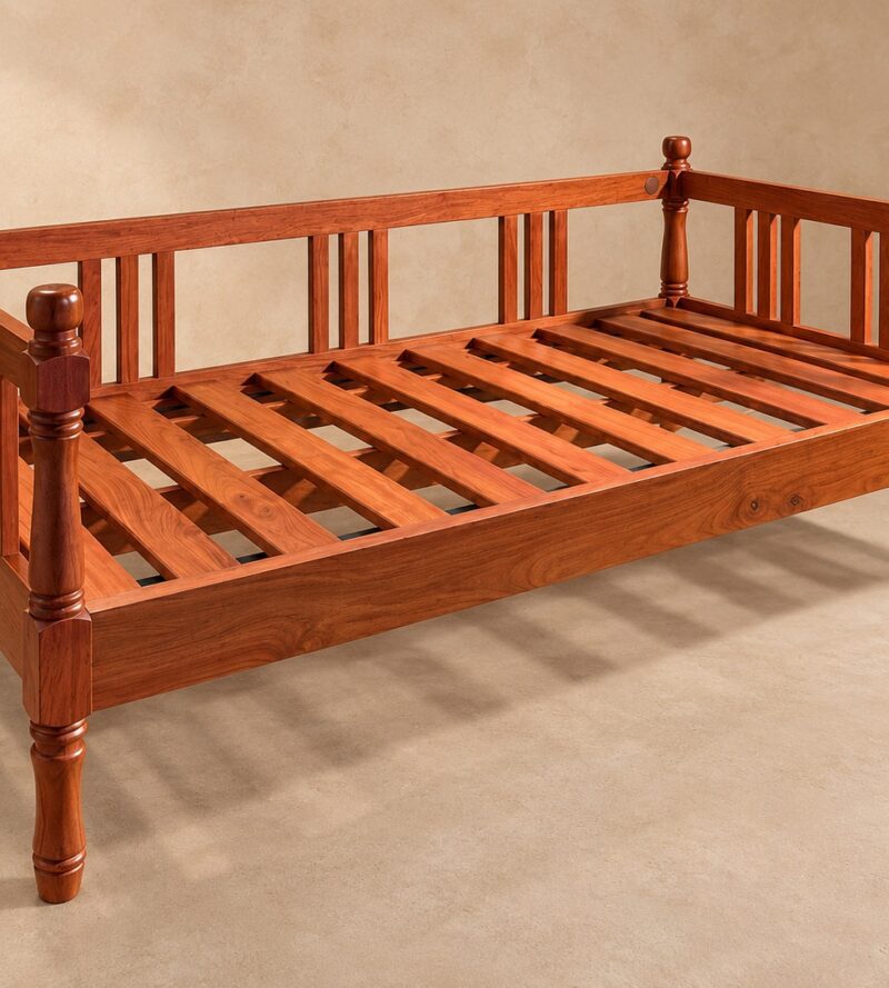 Swahili Daybed in solid hardwood Zambezi Teak