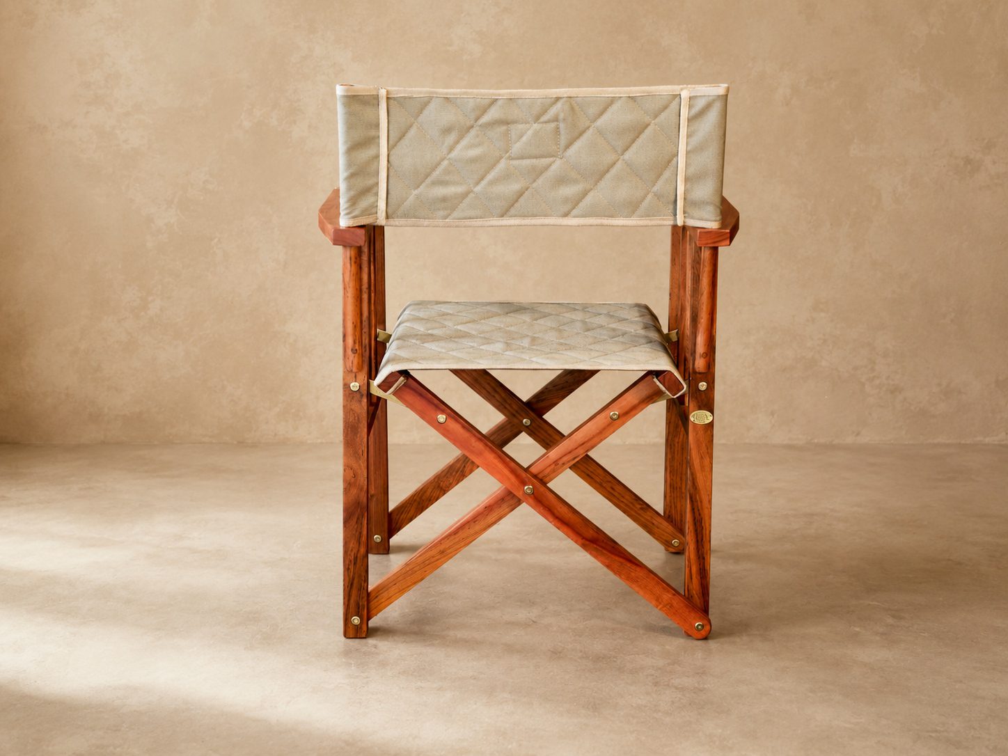 The Sabi Luxury Director's Chair Back View