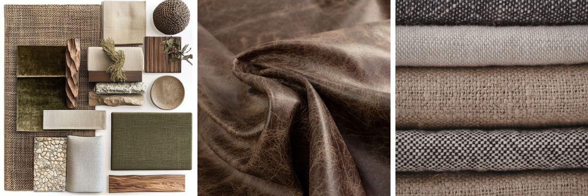 Natural textures and textiles being used in new safari camps and lodges across southern Africa
